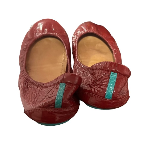 Tieks by Gavrieli ruby red patent leather flats women’s 9 - Picture 4 of 9